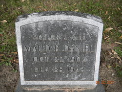 Maude Bell <I>McKee</I> Daniel 
