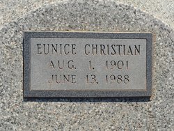 Eunice M <I>Lane</I> Christian 