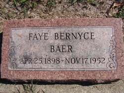 Faye Bernyce <I>Feller</I> Baer 