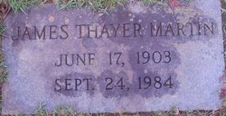 James Thayer Martin 