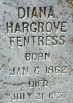Diana Frances <I>Hargrove</I> Fentress 