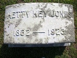 Mahitable “Hetty” <I>Key</I> Jones 
