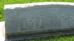 Mary Jane <I>Mundell</I> Crow 