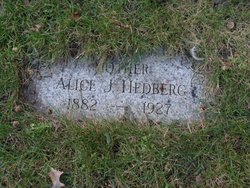 Alice Elizabeth <I>Johnson</I> Hedberg 