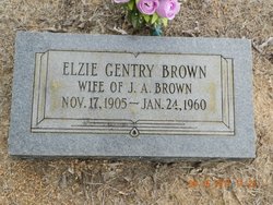 Elzie Beatrice <I>Gentry</I> Brown 
