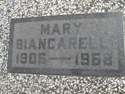 Maria “Mary” <I>Carbonatto</I> Biancarelli 