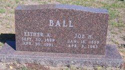 Esther A. <I>Chism</I> Ball 