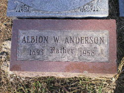 Albion W Anderson 
