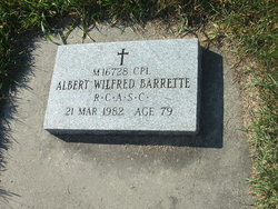 Corp Albert Wilfred Barrette 