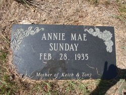 Annie Mae <I>Sunday</I> Sunday 