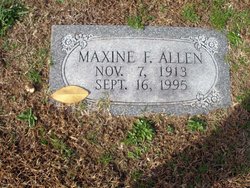 Maxine F Allen 