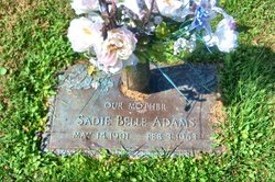 Sadie Belle Adams 