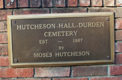 Hutcheson-Hall-Durden Cemetery