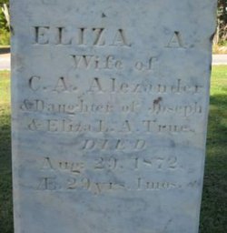 Eliza Adams <I>True</I> Alexander 