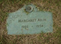 Margaret E. <I>Melvin</I> Akin 
