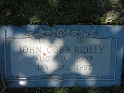 John Cobb Ridley 
