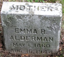 Emma R <I>Ethridge</I> Alderman 