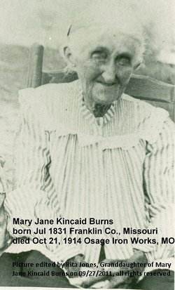 Mary Jane “Jane” <I>Kincaid</I> Burns 