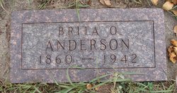 Brita “Bertha” <I>Olson</I> Anderson 