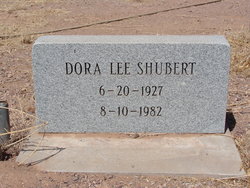Dora Lee <I>Marr</I> Shubert 