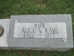 Alice V. <I>Wilson</I> Kaye 