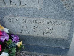 Ocie <I>Gilstrap</I> McCall 