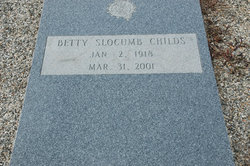 Evelyn Betty <I>Slocumb</I> Childs 
