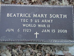 Beatrice Mary “June” <I>Luttrell</I> Sorth 