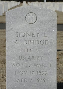 Sidney L “Dick” Aldridge 