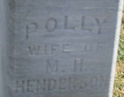 Mary Polly <I>Chenoweth</I> Henderson 
