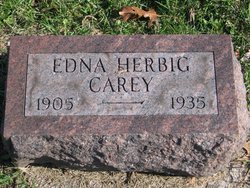 Edna <I>Herbig</I> Carey 