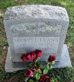 Mary J. <I>Moore</I> Evans 