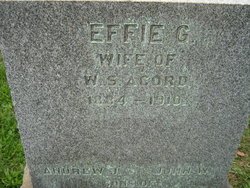 Effie G. <I>Braden</I> Acord 