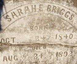 Sarah E. <I>Adair</I> Briggs 