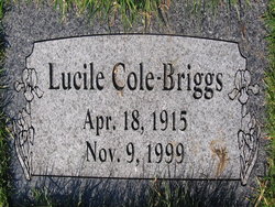 Lucile <I>Cole</I> Briggs 