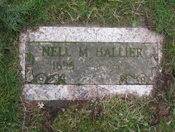 Nell May “Nellie” <I>Luck</I> Hallier 