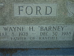 Wayne Henry “Barney” Ford 