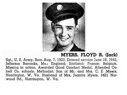 Sgt Floyd Raymond “Jack” Myers 