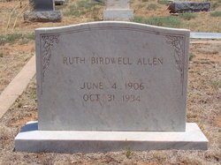 Ruth <I>Birdwell</I> Allen 