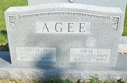 Virgie M. <I>Clark</I> Agee 