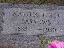 Martha <I>Geist</I> Barrows 