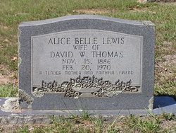 Alice Belle <I>Lewis</I> Thomas 