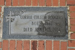 Corrie Lee <I>Collum</I> Rodgers 