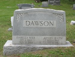 Isabella <I>Wier</I> Dawson 