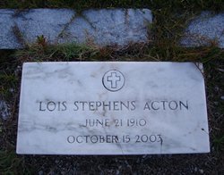 Lois <I>Stephens</I> Acton 