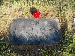 Elizabeth Edna “Betty” <I>Rimmer</I> Packard 