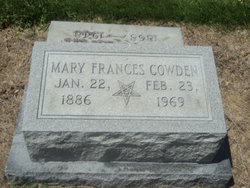 Mary Frances <I>Fentress</I> Cowden 