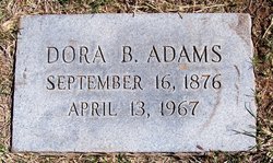 Dora Arizona <I>Barton</I> Adams 