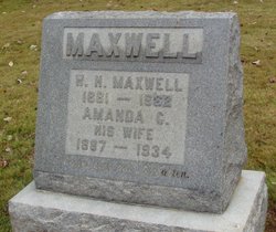 Amanda Carrie <I>Horton</I> Maxwell 