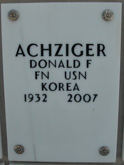Donald Frederick Achziger 